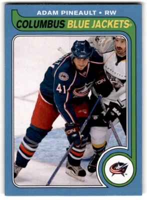 2008-09 O-Pee-Chee '79-80 Retro Adam Pineault Rookie #543 Columbus Blue Jackets - Image 1 of 2