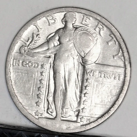 1919-D Standing Liberty Quarter - VF Details (#45918) Cover