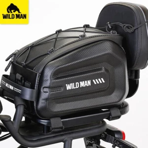 WILDMAN 4L Large Waterproof Bicycle Pannier Multifunction Bike Rear Seat Bag - Picture 1 of 16