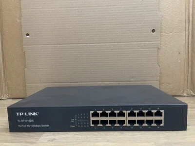 TP-Link TL-SF1016DS TP-Link 16-Port 10/100Mbps Switch with No Brackets - Image 1 of 4