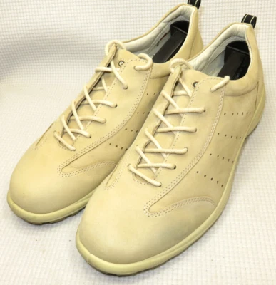 Ecco Leather Oxfords Casual Shoes Women's Size 41 EU US 10.5 Beige Portugal - Image 1 of 4