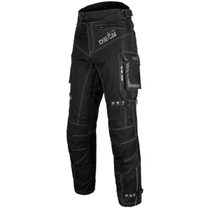 DEFY Motorcycle Pants for Men Water Resistant Dual Sport CE Armor Cordura Fabric - Picture 1 of 8