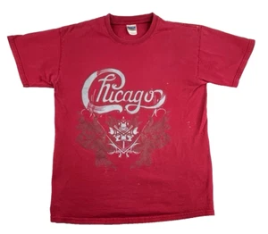 Chicago World Tour 2012 Canada Tee T Shirt Men's M Red Concert Shirt - Picture 1 of 14