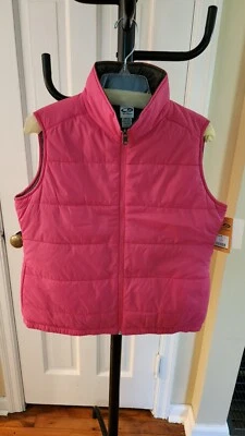 Chaleco acolchado Champion rosa talla L cremallera completa para mujer Foto 1 de 4