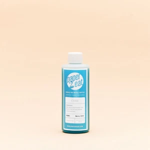 4 fl.oz. (118 ml) tinta de recarga comestible CIAN Premium con dispensador - certificado Kosher - Imagen 1 de 2