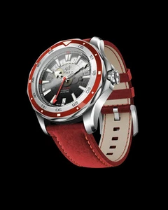 Fathers Diver Evolution Antares Auto Hecho en Suiza Correa de Cuero Nueva - Imagen 1 de 5