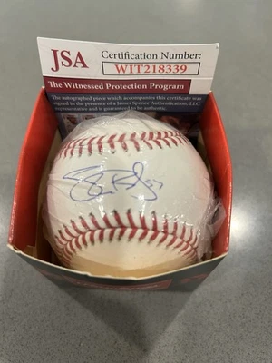 Cleveland Indians Shane Bieber Autographed OML Baseball JSA Authenticated MLB - Image 1 of 4