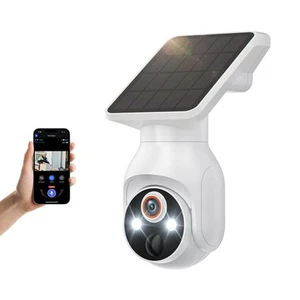 1080p Security Camera Wireless with Solar Panel, Smart AI Human Detection, 2-... - Bild 1 von 8