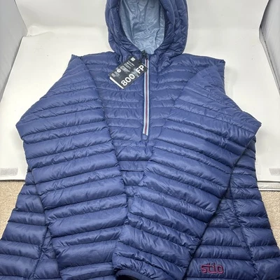 Chaqueta acolchada pulóver Stio Pinion 800 Mtn Shadow azul marino para mujer talla grande” Foto 1 de 4