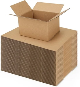 Shipping Boxes Mailers 5x4x3 inches Corrugated Cardboard Small Packing - Bild 1 von 4
