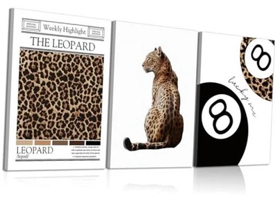 Juego de arte de pared enmarcado en blanco y negro 16L" x 12W" lienzo envuelto en blanco y negro Foto 1 de 4