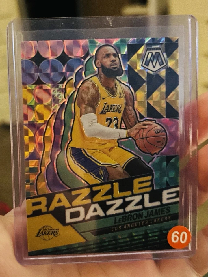 Lebron James Dazzle Dazzle Ssp Case Hit Prizm 2023-24 Panini Mosaic NBA Lakers - Image 1 of 1