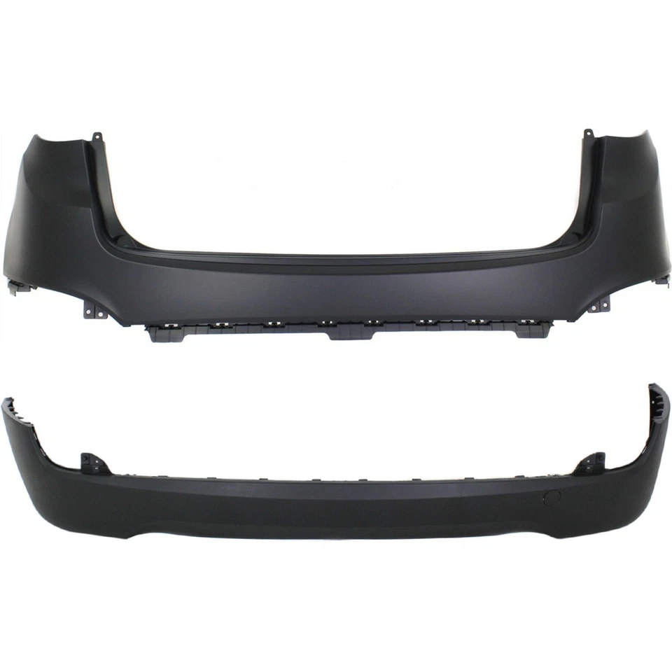 866902S000, 866112S001 New Bumper Covers Fascias Set of 2 Rear Upper Pair Foto 1 de 4