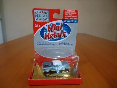 Mini Metales HO '58 Chevrolet Impala Die Cast Railroad Accoutrement Foto 1 de 4