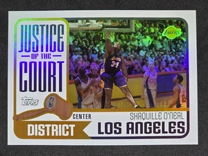 2003-04 Topps Justice of the Court #JC-3 Shaquille O'Neal Los Angeles Lakers - Picture 1 of 3