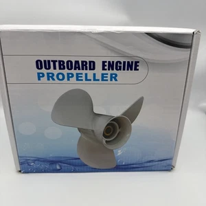 10 3/8x13 Aluminum Propeller for Mercury 9.9-25HP 10 Tooth RH Original Box - Picture 1 of 6