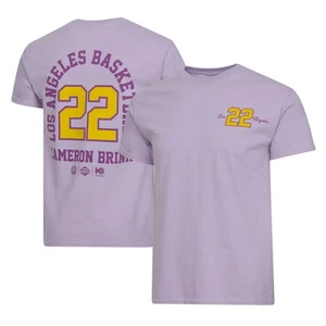Unisex Cameron Brink Lavender Los Angeles Sparks Player ID Arch T-Shirt - Picture 1 of 5