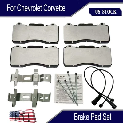 23316708 Carbon Ceramic Front Brake Pad Kit Fit For Chevrolet Corvette Z06 Z07 Foto 1 de 4