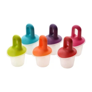 Kotka 6pc Ice Lolly Makers Reusable Frozen Ice Pop Moulds for Homemade Treats - Picture 1 of 1