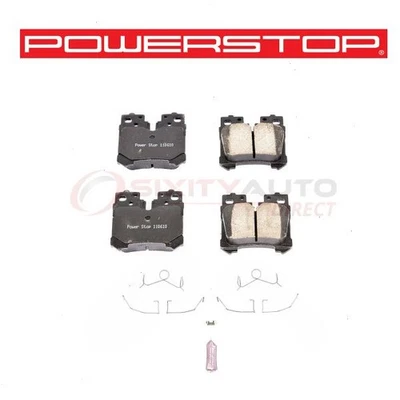 PowerStop Rear Disc Brake Pad & Hardware Kit for 2007-2017 Lexus LS460 - nv Foto 1 de 4