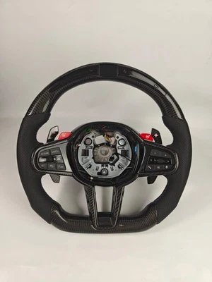 BMW G Series Carbon Fibre LED Steering Wheel For All G series models - Image 1 of 4