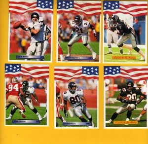 1992 AW Atlanta Falcons Set DEION SANDERS CHRIS MILLER ANDRE RISON CHRIS HINTON - Picture 1 of 1