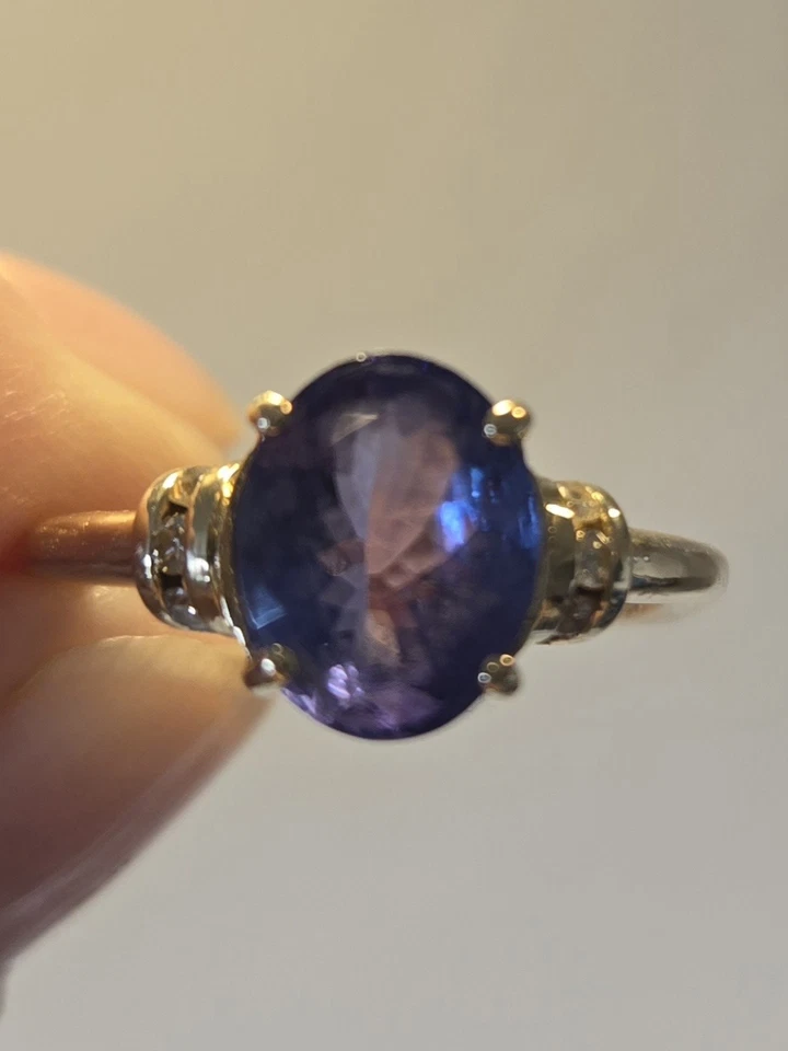 14K Yellow Gold Tourmaline Women's Ring Size 7 1/2 - Image 1 of 4