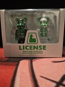 Medicom Toy 100% Be@rbrick L icense Kazuhiro Fujiwara & Takashi Imoto Yoshimoto - Picture 1 of 6