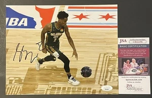 Shai Gilgeous Alexander signed OKC Thunder 8x10 Foto JSA handsigniert Oklahoma - Bild 1 von 2