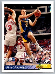 1992-93 Upper Deck #169 Detlef Schrempf Indiana Pacers NBA Basketball Card - Picture 1 of 2