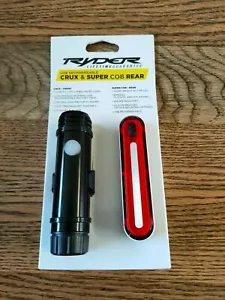 RYDER Crux Front & Super Cob Rear USB Rechargeable Lights - Bild 1 von 5