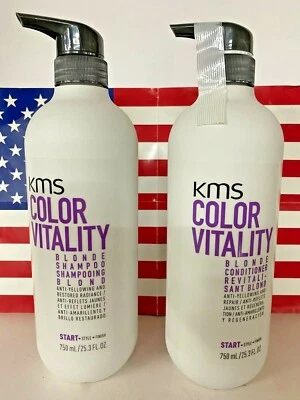 KMS California Color Vitality  BLONDE Shampoo & Conditioner Duo 25.3 oz set - Image 1 of 3