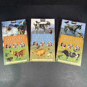 BBC Video VHS All Creatures Great And Small Complete Series Set 1,2,3 Pre Owned - Picture 1 of 23