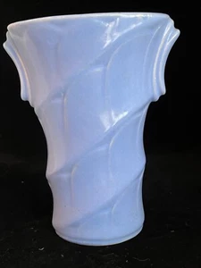 Mid century, ceramic,Periwinkle blue vase, USA, - Picture 1 of 7