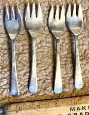 Four Vintage Sheffield Silver Plate Forks (KI566)