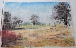 Franz Ehmke 1928-2018 GDR Painter° Summer Feldlandschaft With Trees - Picture 1 of 4