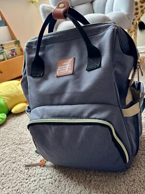 LAND Diaper Bag Backpack Maternity Baby Nappy Bag Large Capacity - Image 1 of 4