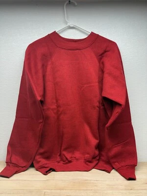 Vtg Hanes Her Way Womens Red Sweatshirt Size: L Made In USA - Image 1 of 4