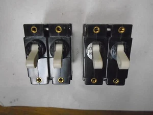 2 EACH AMF  20amp circuit breaker 250V  50/60HZ W68X2Q1-3 - Picture 1 of 3