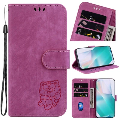 Case For Nokia G42 G10 X20 1.4 5.3 5.4 4.2 7.2 2.3 Leather Cute Tiger Soft Card - Image 1 of 4