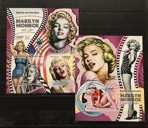 imperf!. - Marilyn Monroe -  American Actress - stamps  MNH**Alb.10