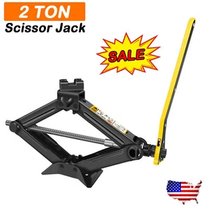 2 Ton Scissor Jack Handle Crank Tool For Car Van Garage Tire Wheel Quick Change - Picture 1 of 13