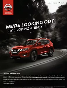 Nissan Rogue 2018 anuncio impreso en color original - Imagen 1 de 1