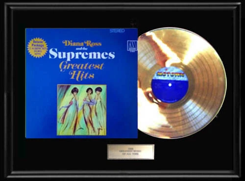 DIANA ROSS THE SUPREMES GREATEST HITS ALBUM FRAMED LP VINYL RECORD RARE NON RIAA Foto 1 de 1