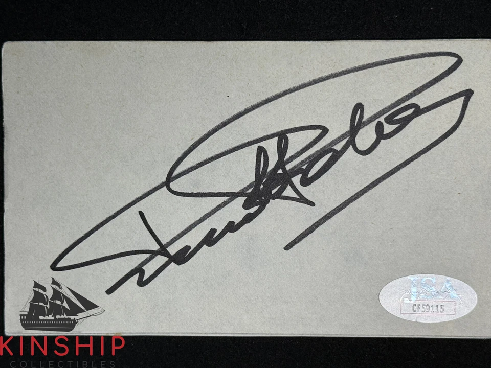 Riccardo Patrese signed 3x5 Index Card JSA COA Rare F1 Racing Auto I41 - Image 1 of 1