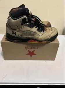 Size 10.5 - Supreme x Air Jordan 5 Retro Desert Camo - Picture 1 of 10