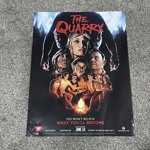 THE QUARRY Playstation 28"x21" Poster PROMO Advertisement In-Store - Picture 1 of 5