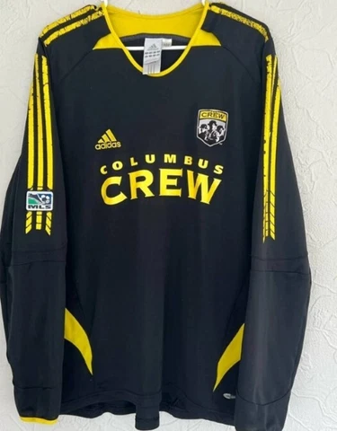 MLS Columbus Crew Adidas 2007 Vintage Rare Formotion Home Soccer Jersey Large Cover
