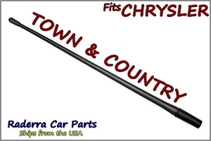FITS: 1997-2007 Chrysler Town & Country - 13" SHORT Flexible Rubber Antenna Mast - Picture 1 of 2