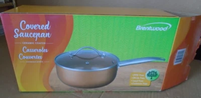 Sartén para salsa Brentwood 2 piezas revestimiento cobre-cerámico 1,5 qt ¡NUEVA caja abierta! Foto 1 de 4